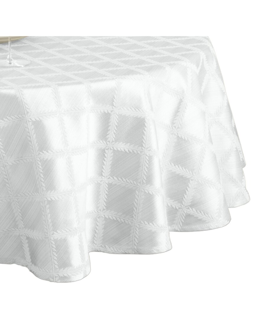 Lenox Laurel Leaf Tablecloth In White