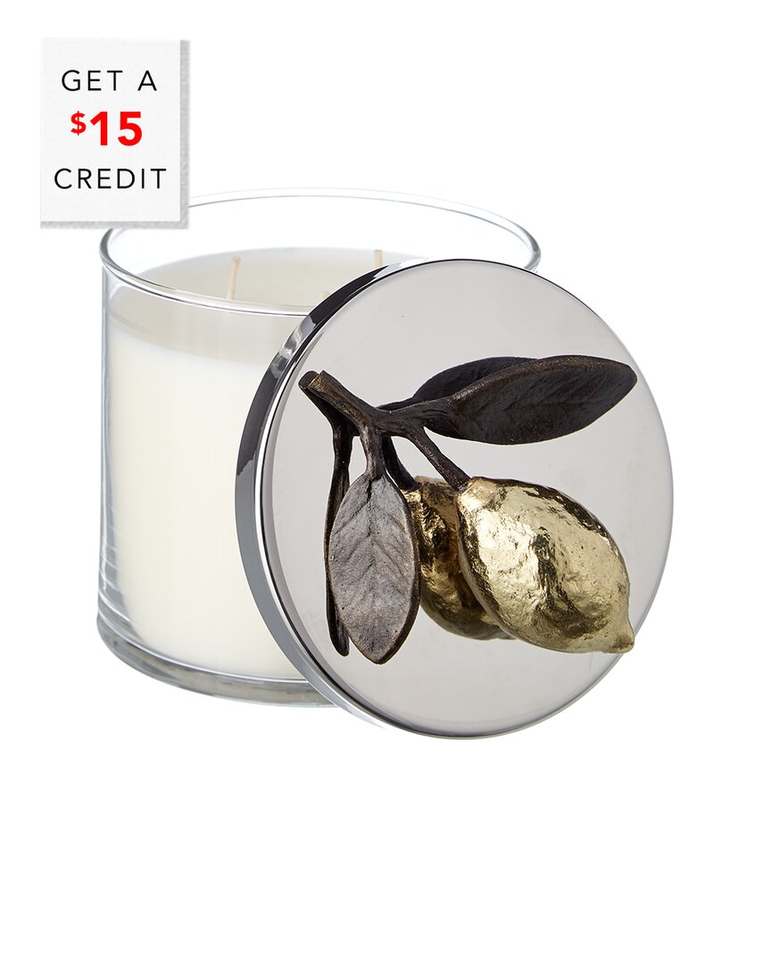Michael Aram Lemonwood Three-wick Candle With $15 Credit