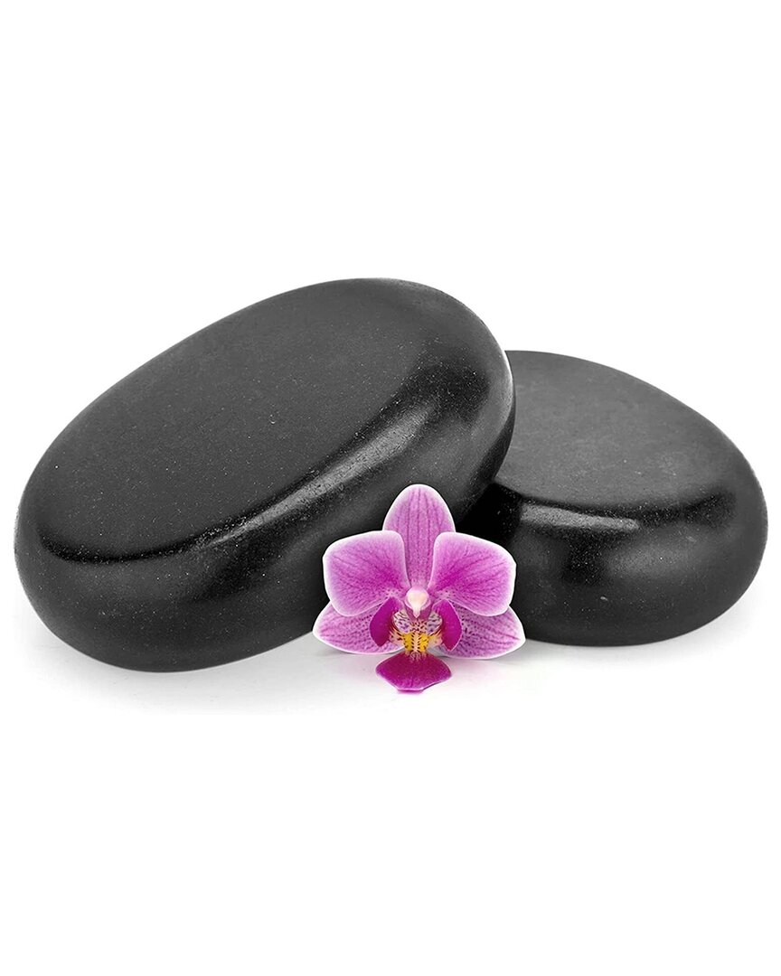 Serenelife Large Massage Stones With Traveling Bag (set Of 2)