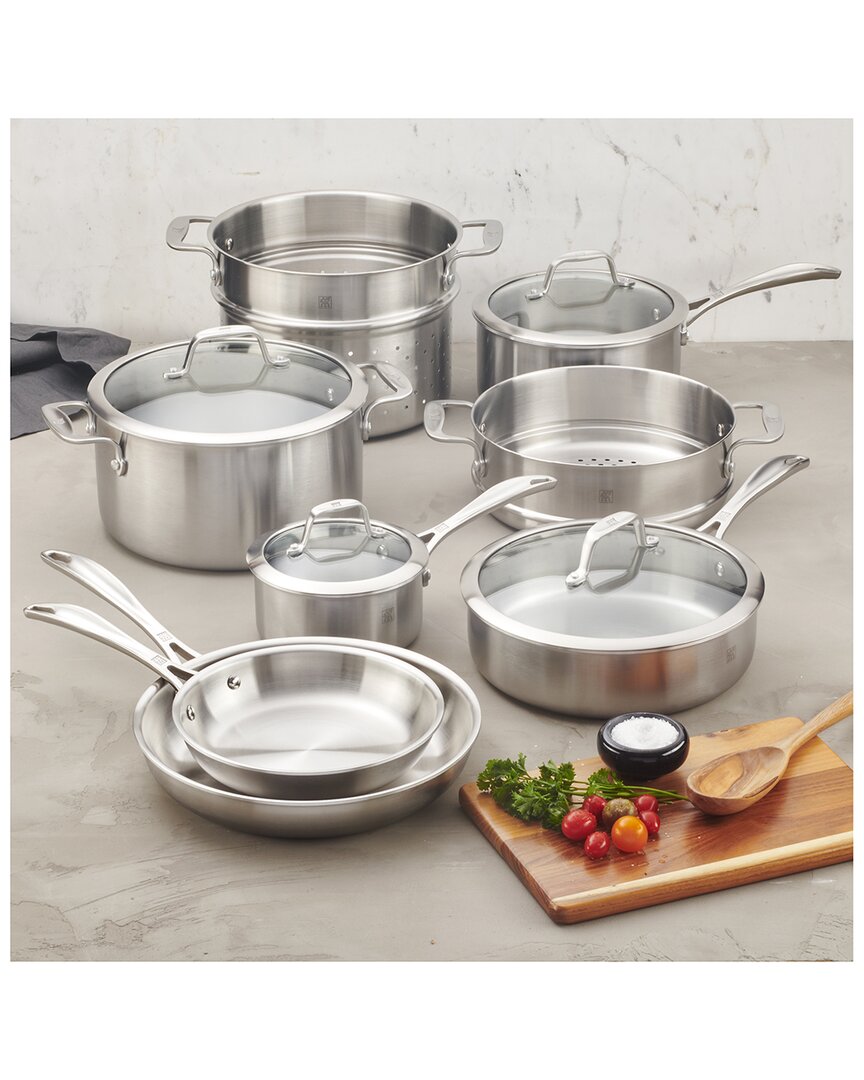 Zwilling J.a. Henckels Spirit 3-ply 12pc Stainless Steel Cookware Set