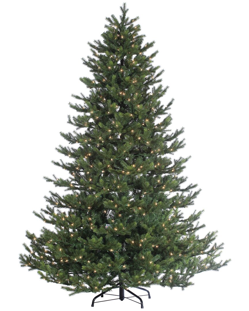 Sterling Tree Company 7.5ft Pre-lit Natural Cut Rockford Pine With 700 Clear Lights In Green