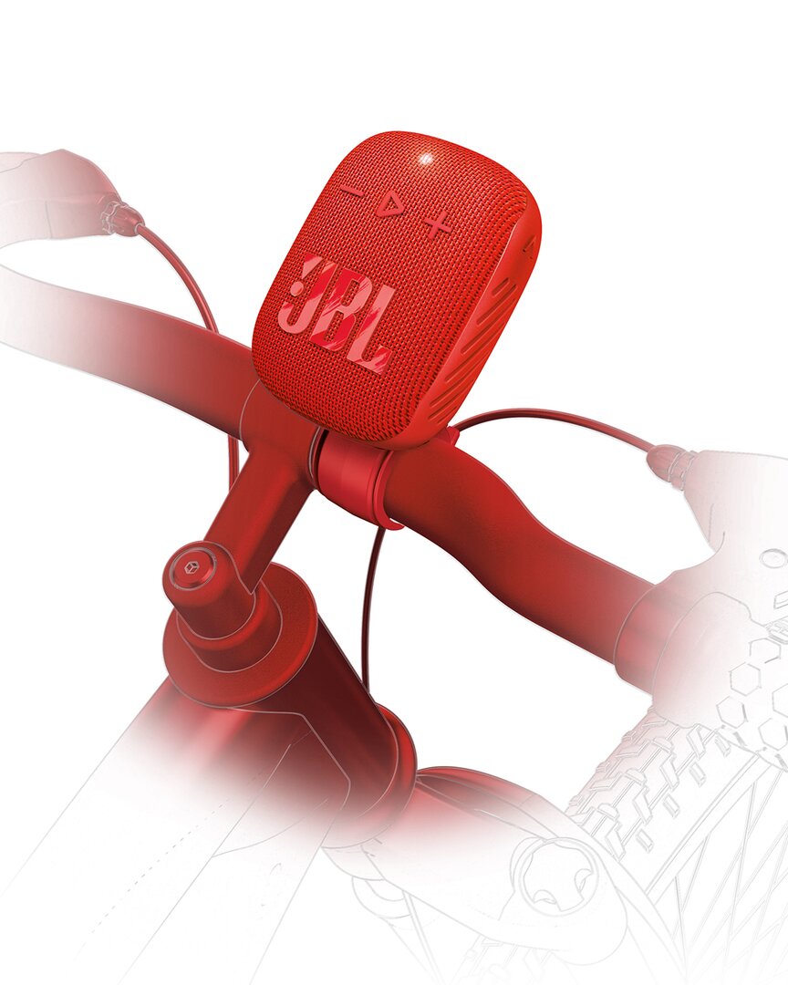 Jbl Wind3 Portable Bluetooth Speaker For Cycles In Red