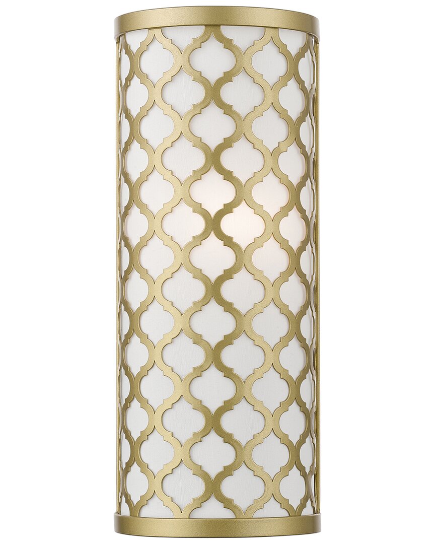Livex Lighting 1 Light Soft Gold Ada Single Sconce In Gold