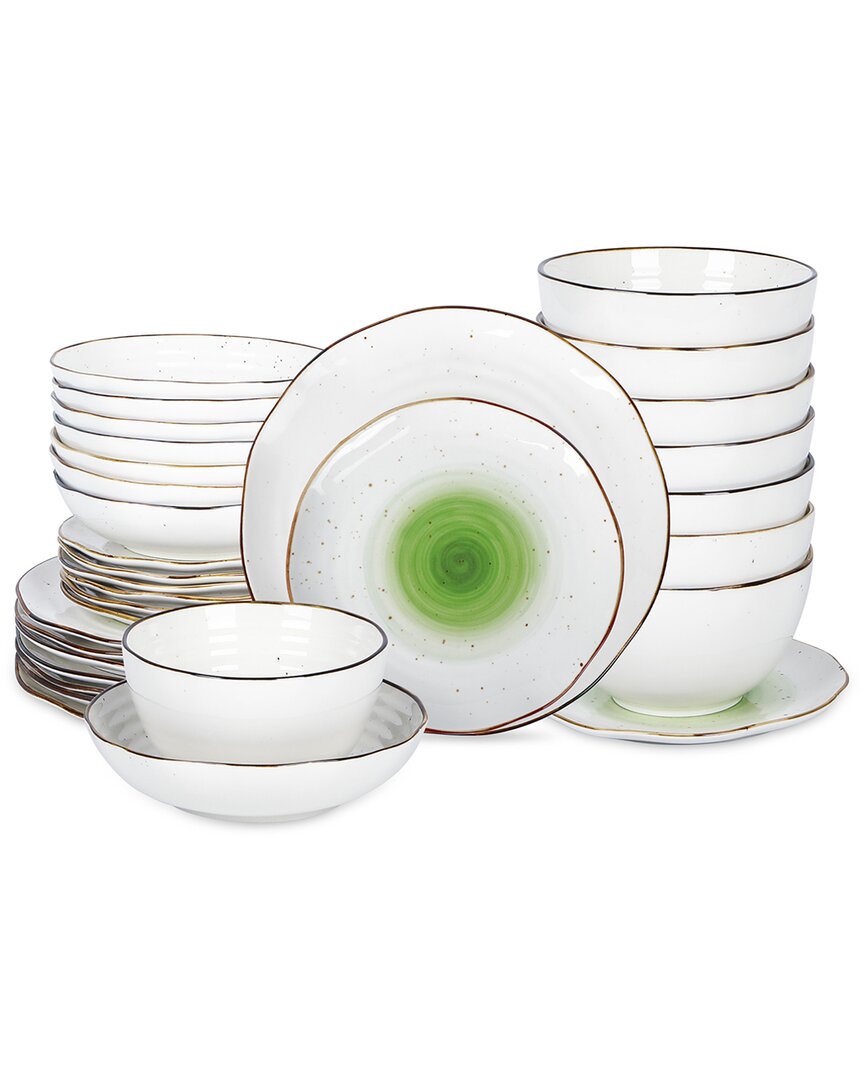 CHRISTIAN SIRIANO CHRISTIAN SIRIANO LUMA 32PC DINNERWARE SET 