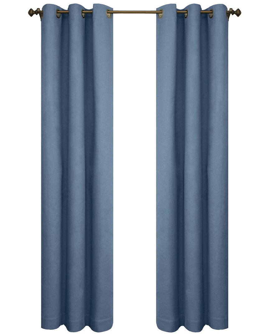 Shop Thermalogic Weathermate Grommet Curtain Panel Pair In Blue