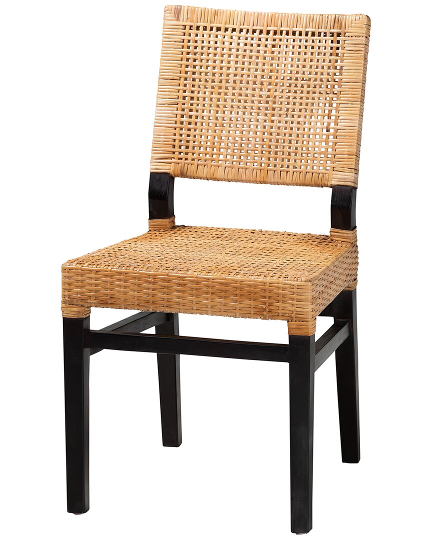 Baxton Studio Lesia Modern Rattan Dining Chair
