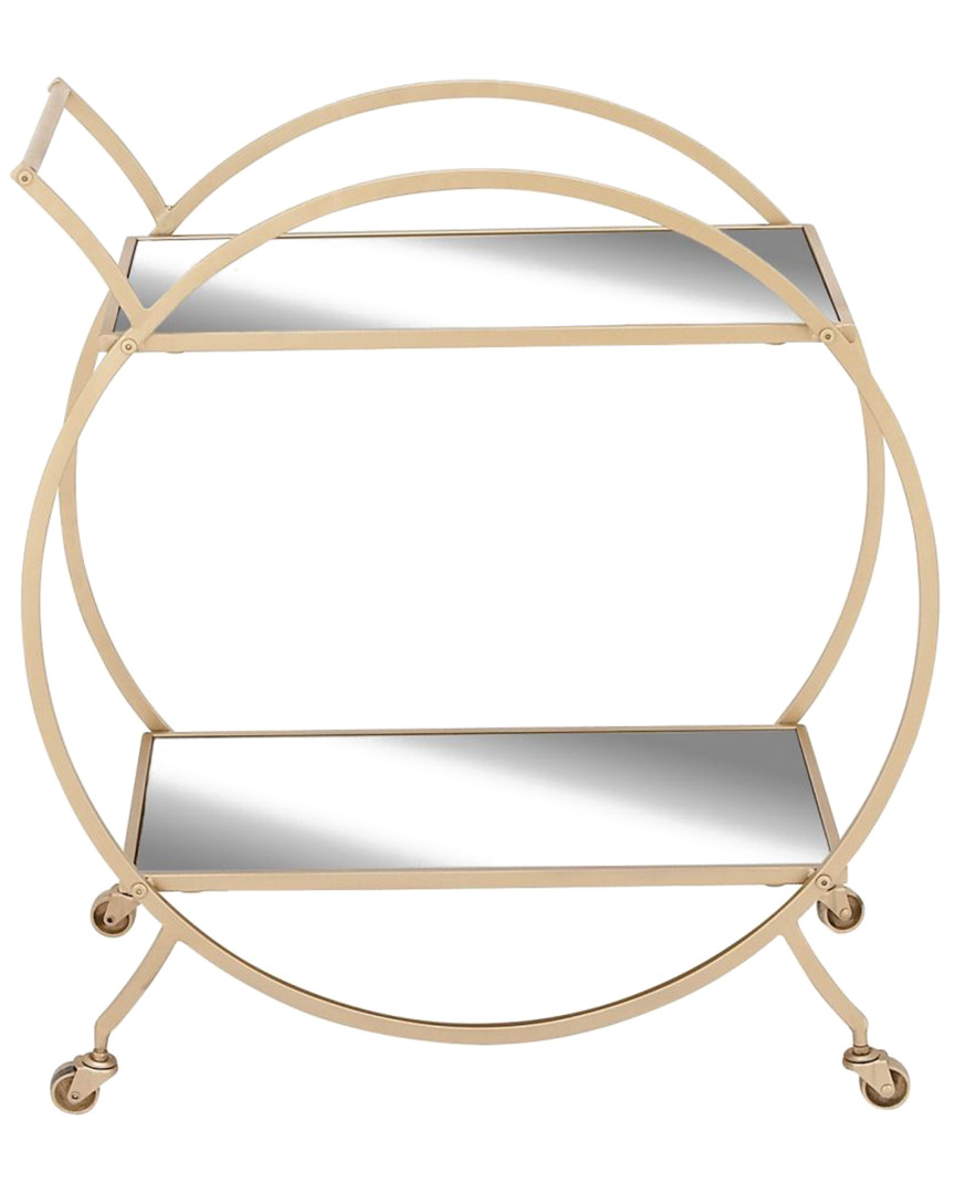 Peyton Lane Metal Mirror Cart
