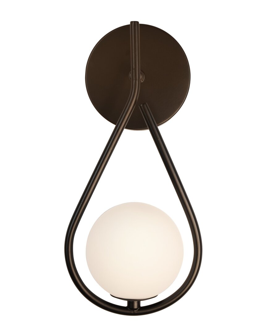 Kenroy Home Teardrop 1-light Wall Sconce In Brown