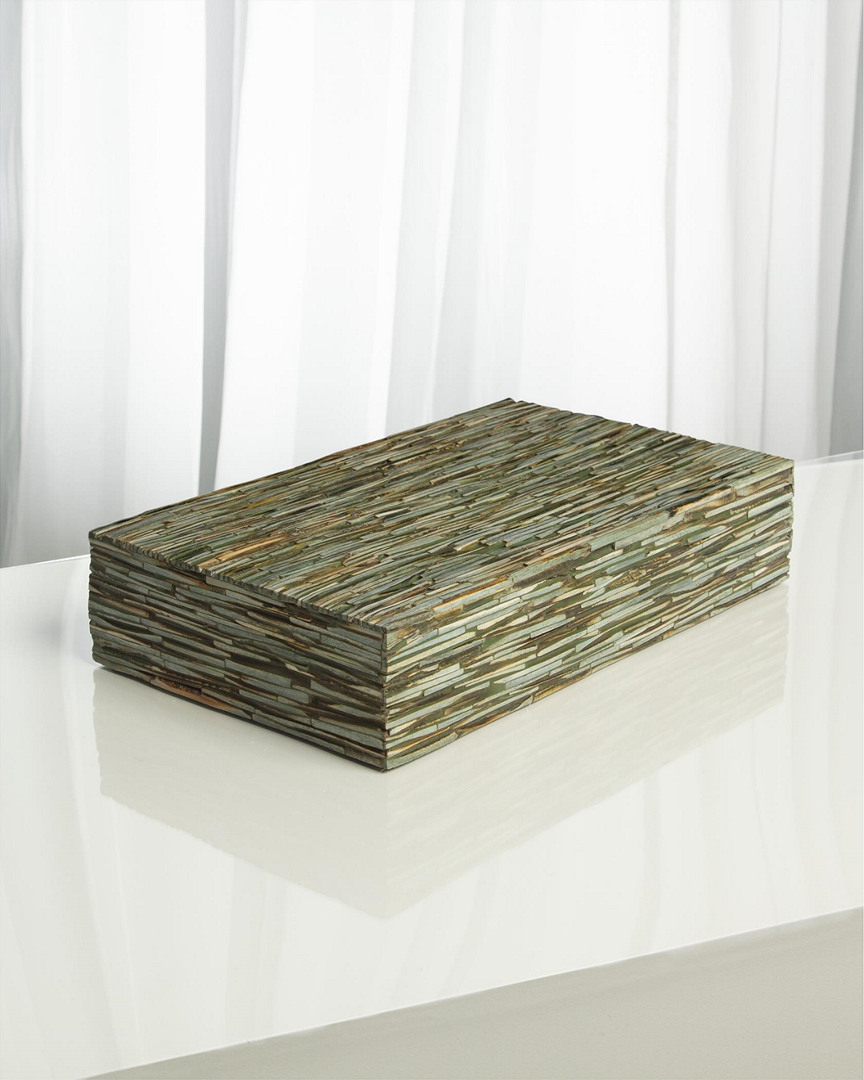 Global Views Chiseled Bone Box