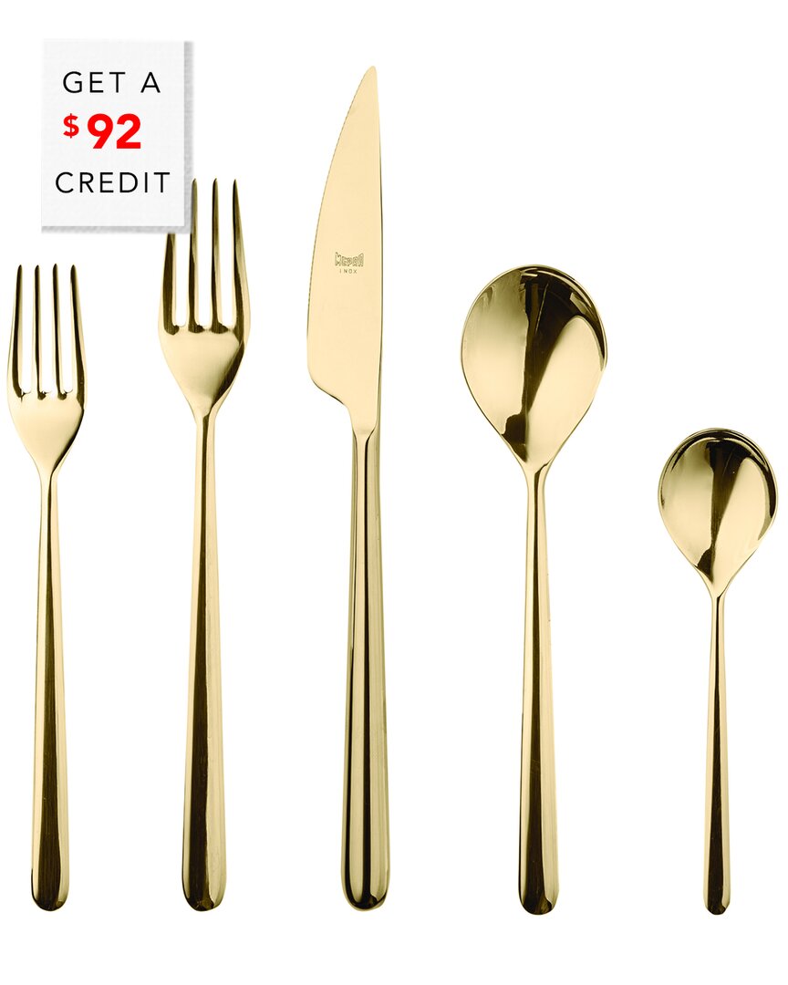 Mepra 20pc Flatware Set With $92 Credit