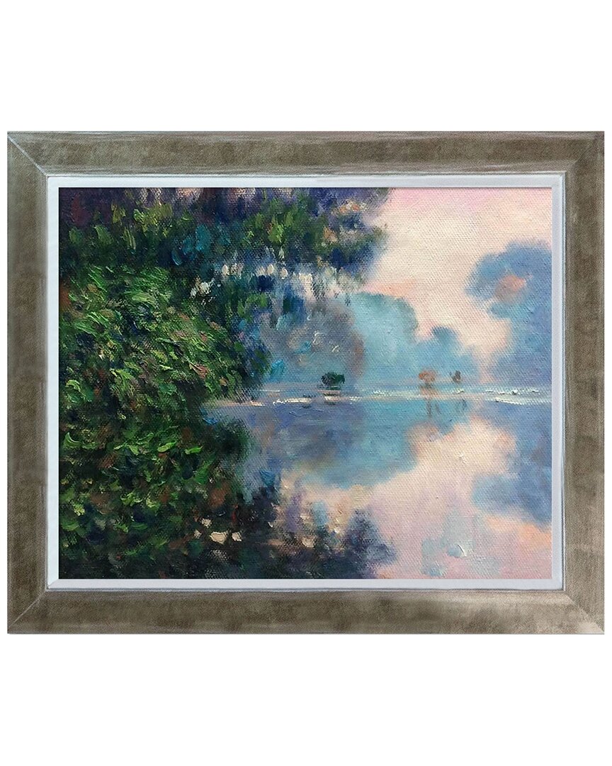La Pastiche Morning On The Seine Near Giverny By Claude Monet Wall Art