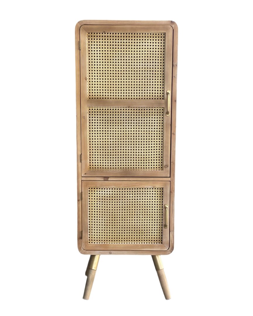 Statements By J Shia 20in Cane Accent Cabinet