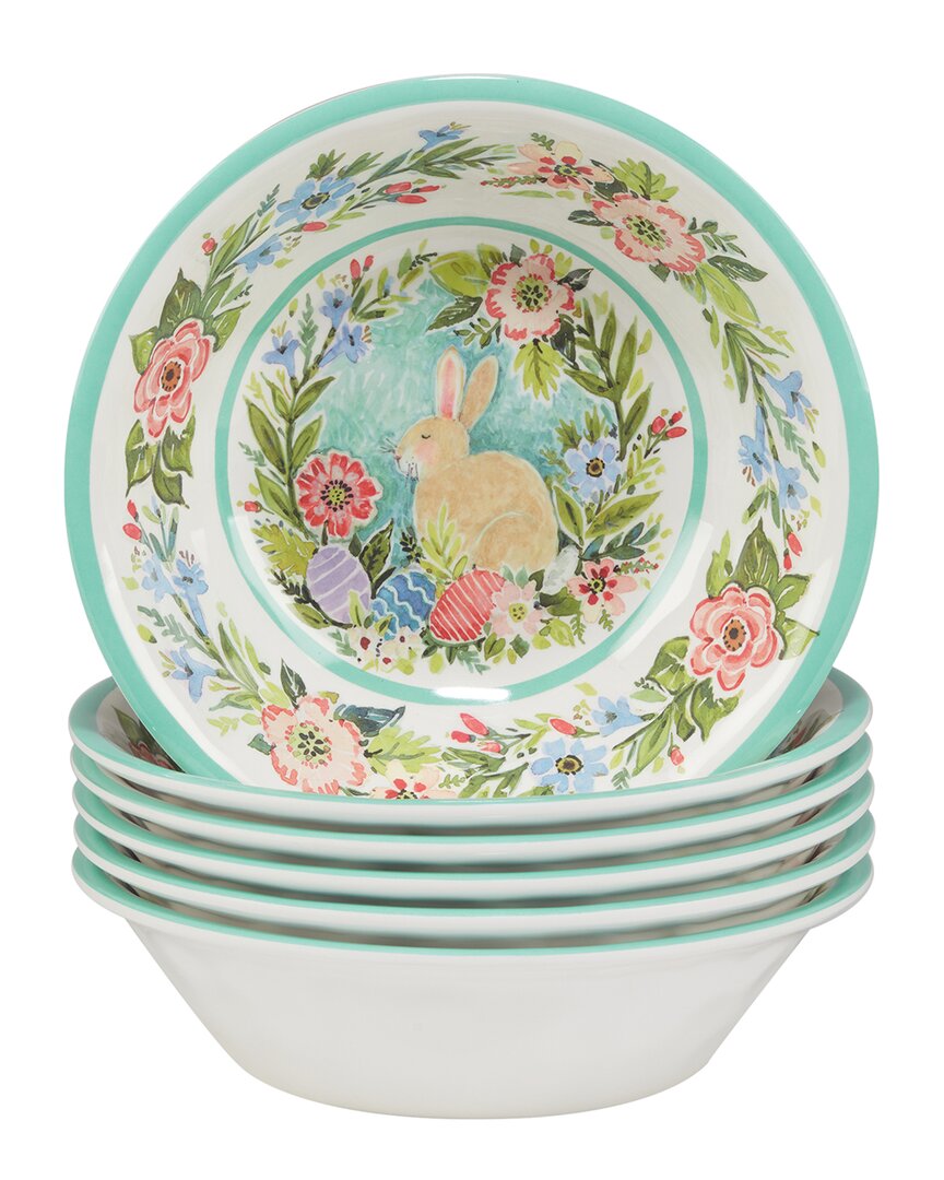 Certified International Joy Of Easter Melamine Set/6 All Purpose Bowl