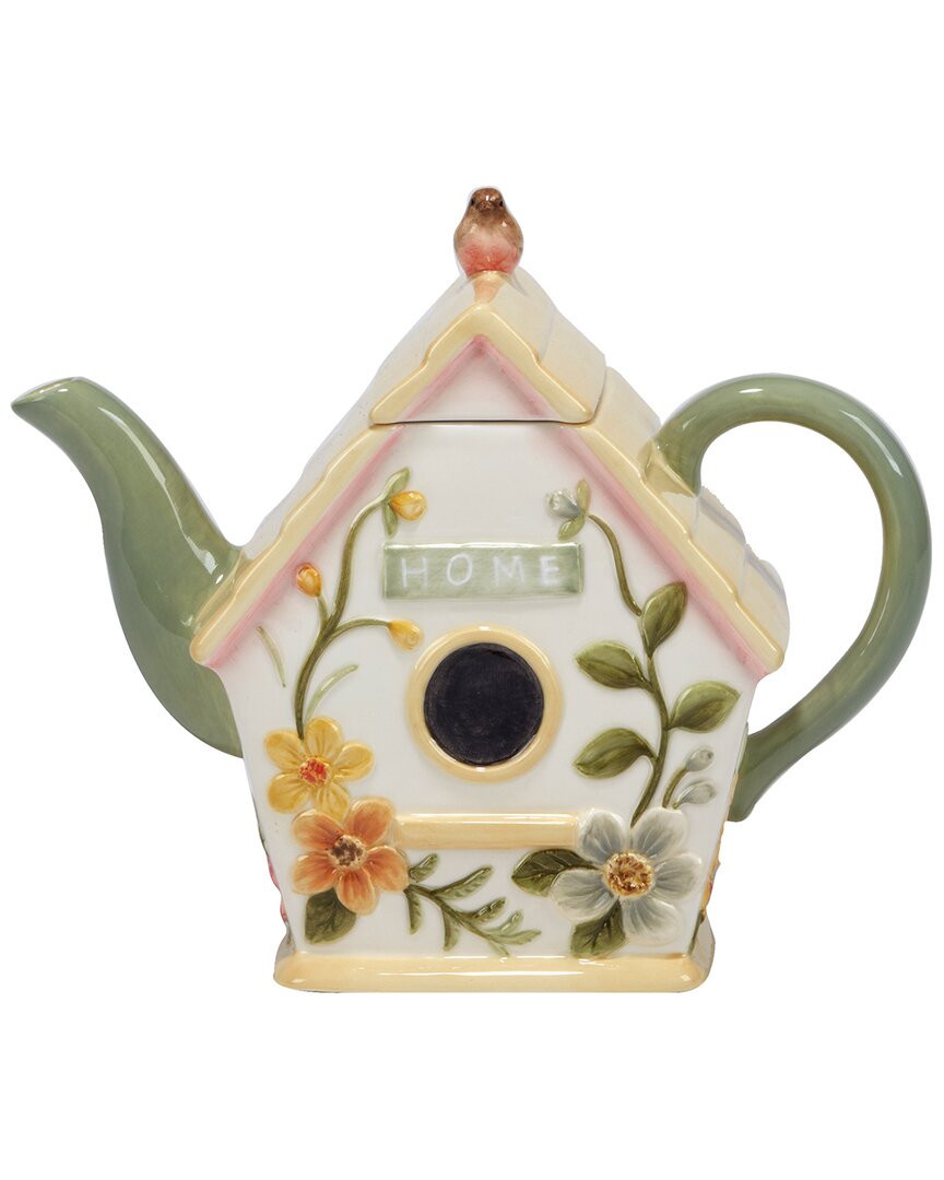 Shop Certified International Nature's Song 3d Birdhouse Teapot