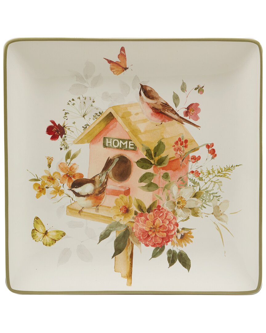 Shop Certified International Nature's Song Square Platter