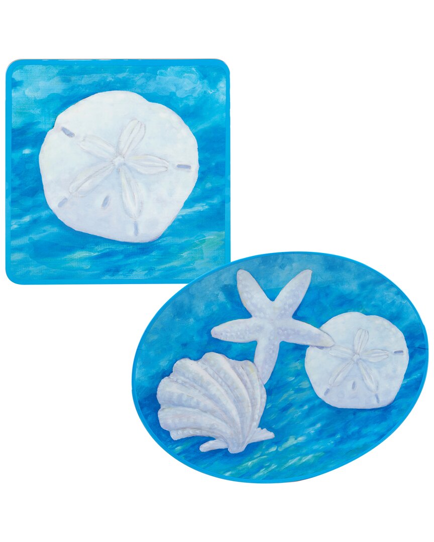 Shop Certified International Ocean Beach 2pc Platter Set
