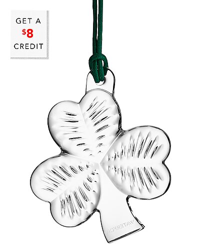 Waterford Shamrock Ornament