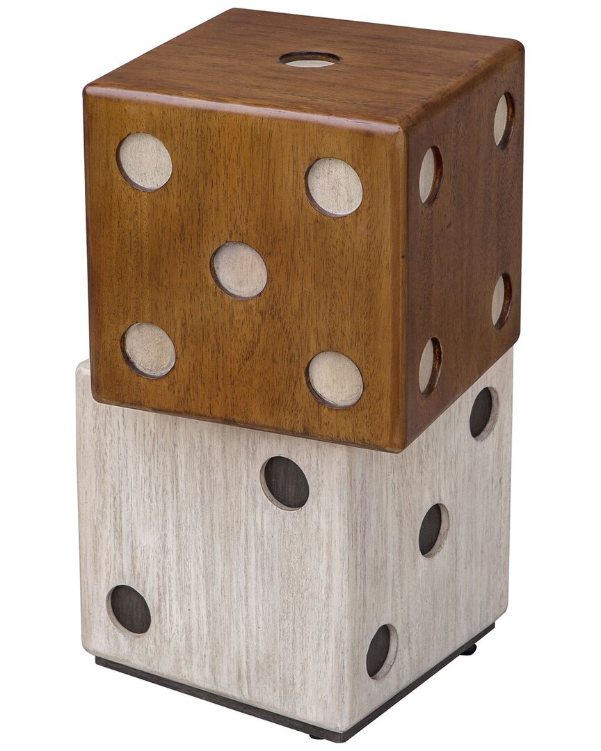 Uttermost Roll The Dice Accent Table In Brown