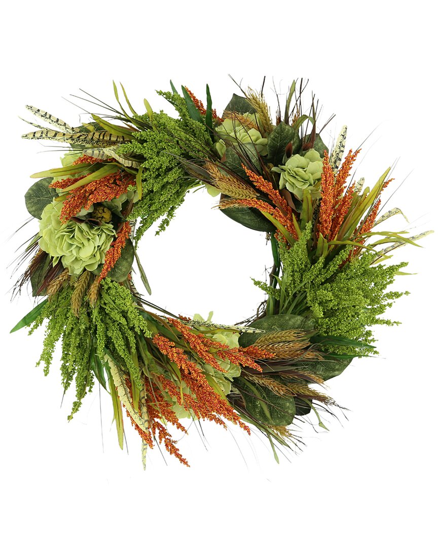 Creative Displays 26 Traditional Fall Wreath With Assorted Heather