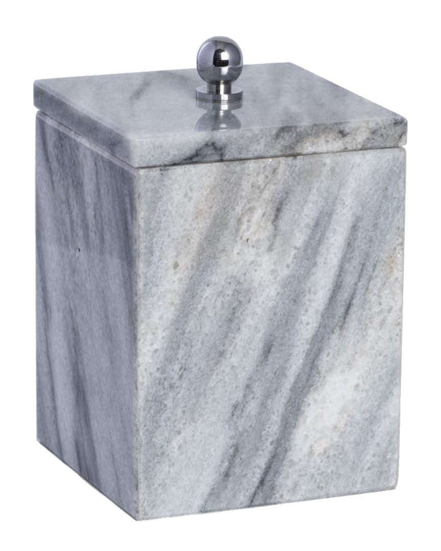 Bey-berk Marble Bath Canister With Lid