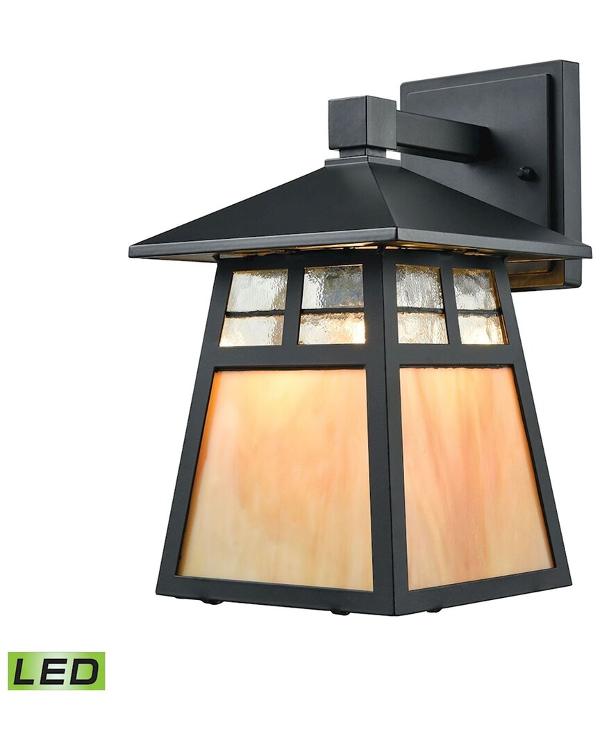 Artistic Home & Lighting Artistic Home Cottage 11'' High 1-light Outdoor Sconce In Black