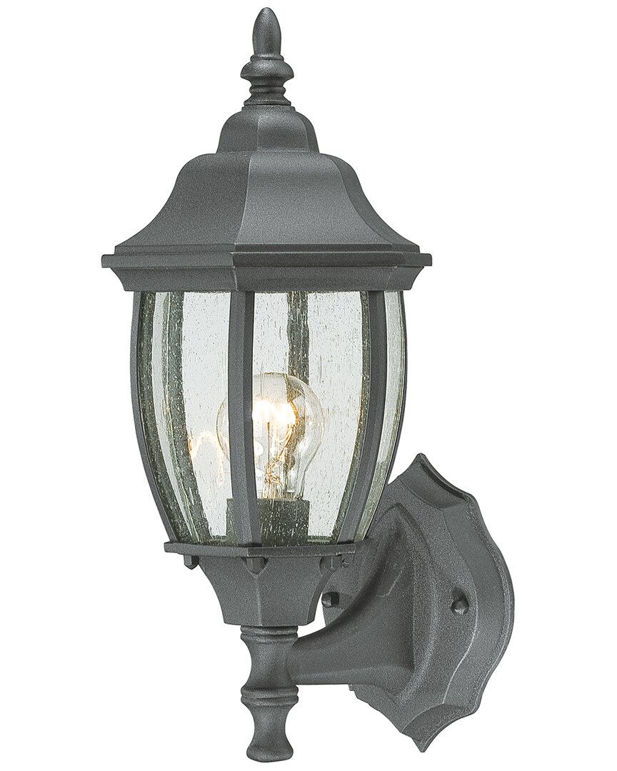 Artistic Home & Lighting Artistic Home Covington 14.25'' High 1-light Outdoor Sconce In Black