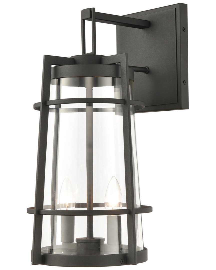Artistic Home & Lighting Artistic Home Crofton 19'' High 2-light Outdoor Sconce In Grey