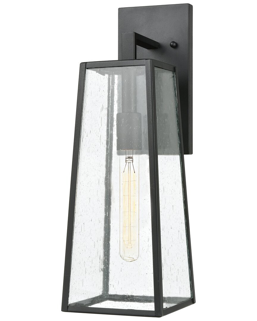 Shop Artistic Home & Lighting Artistic Home Meditterano 18'' High 1-light Outdoor Sconce In Black