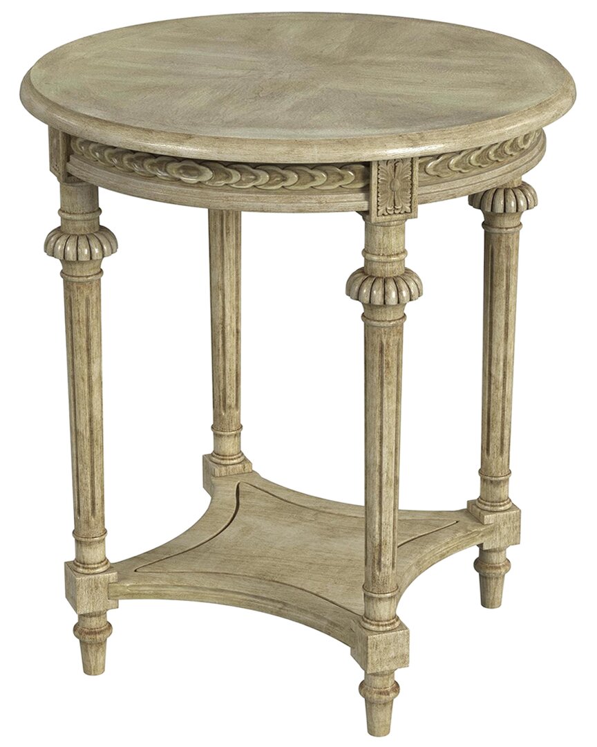 Butler Specialty Company Hellinger Round End Table In Beige