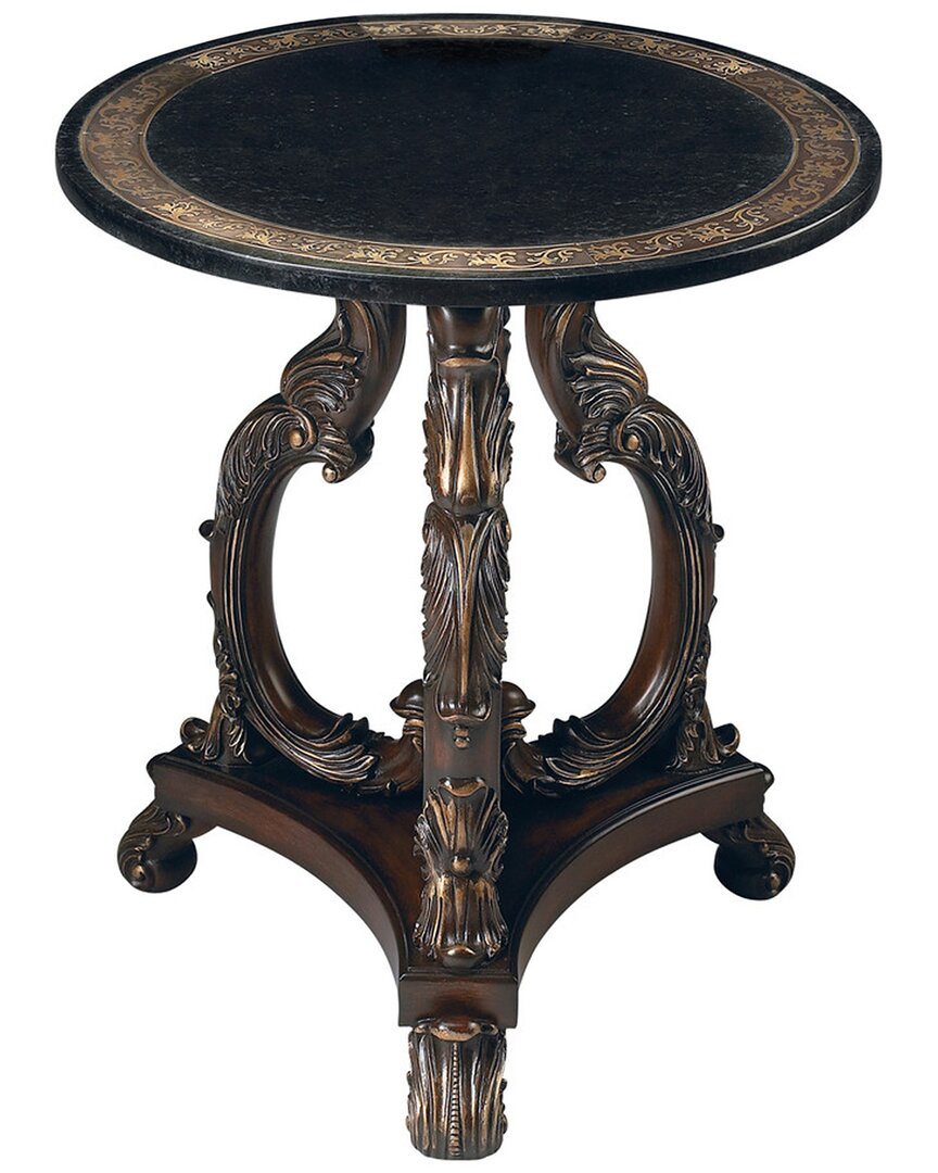 Butler Specialty Company Lafayette Round Stone 22.5in Accent Table