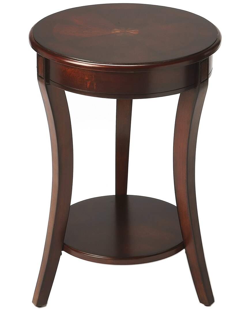 Butler Specialty Company Holdin Round 18in Accent Table In Brown