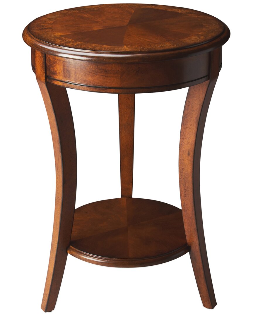 Butler Specialty Company Holdin Round 18in Accent Table In Brown