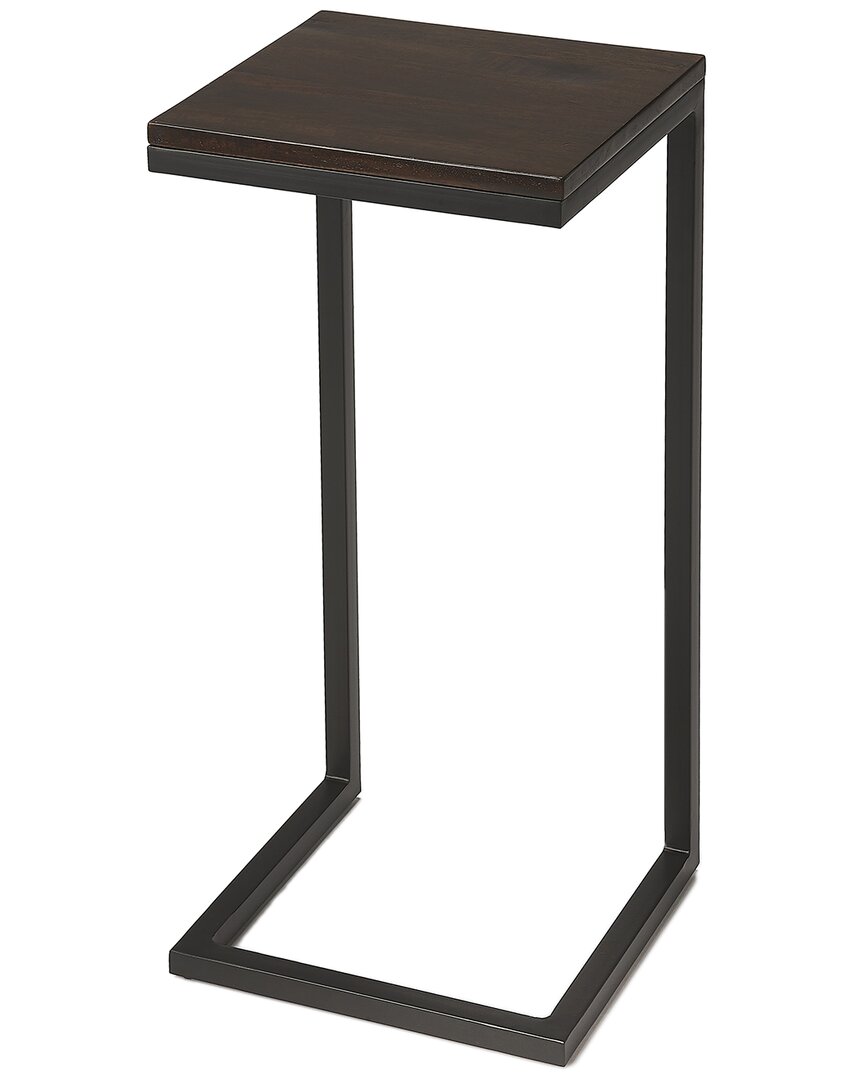 Butler Specialty Company Kilmer Wood & Metal Finish Accent Table In Brown
