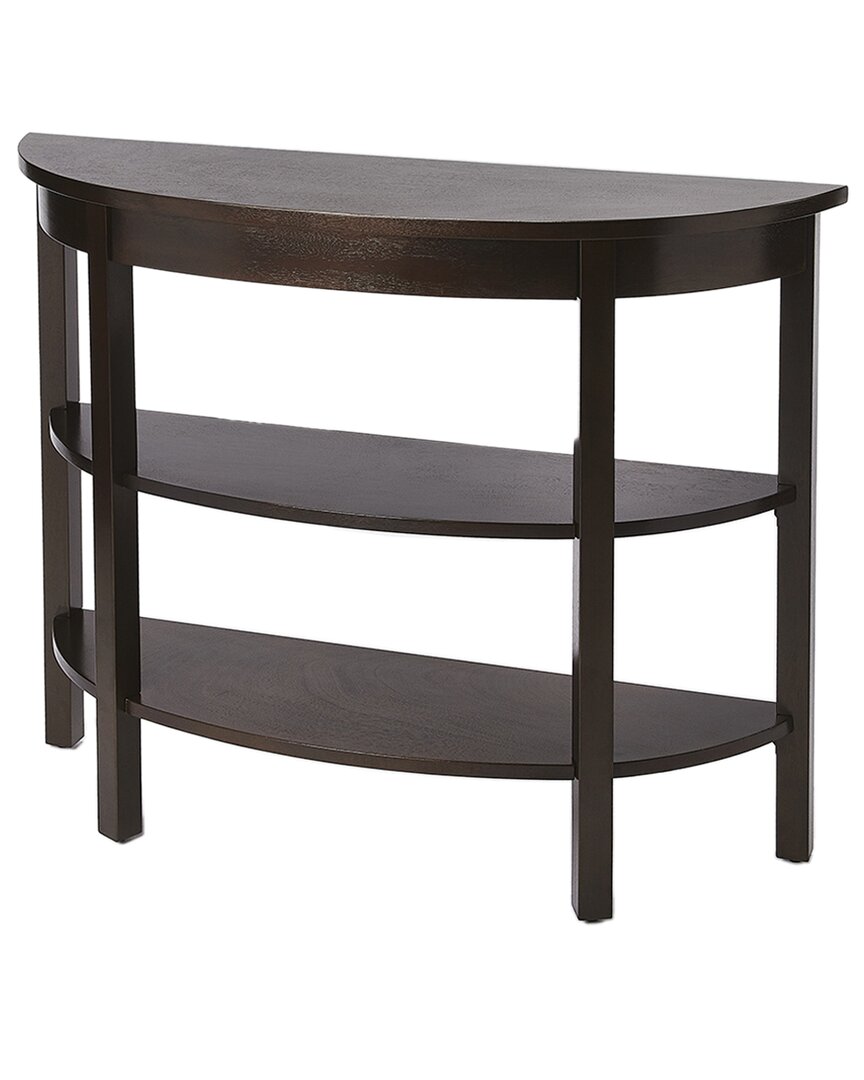 Butler Specialty Company Lara Demilune Console Table In Brown
