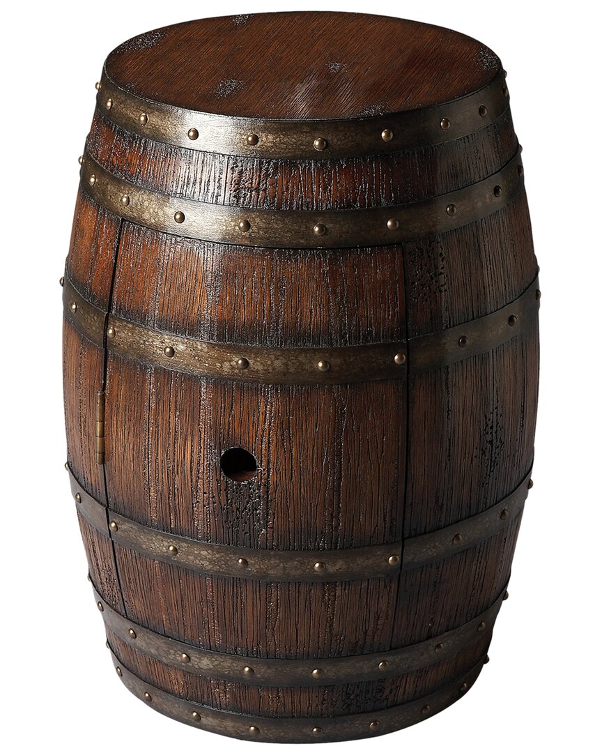 Butler Specialty Company Lovell Rustic Barrel Table In Brown