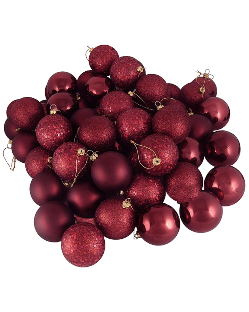 Shop Northlight 60ct Shatterproof Christmas Ball Ornaments