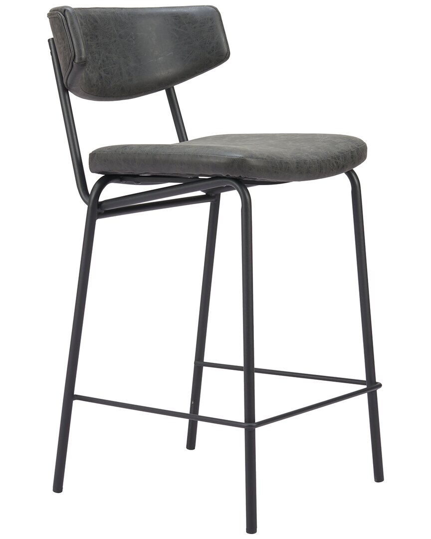 Zuo Modern Set Of 2 Charon Counter Stools