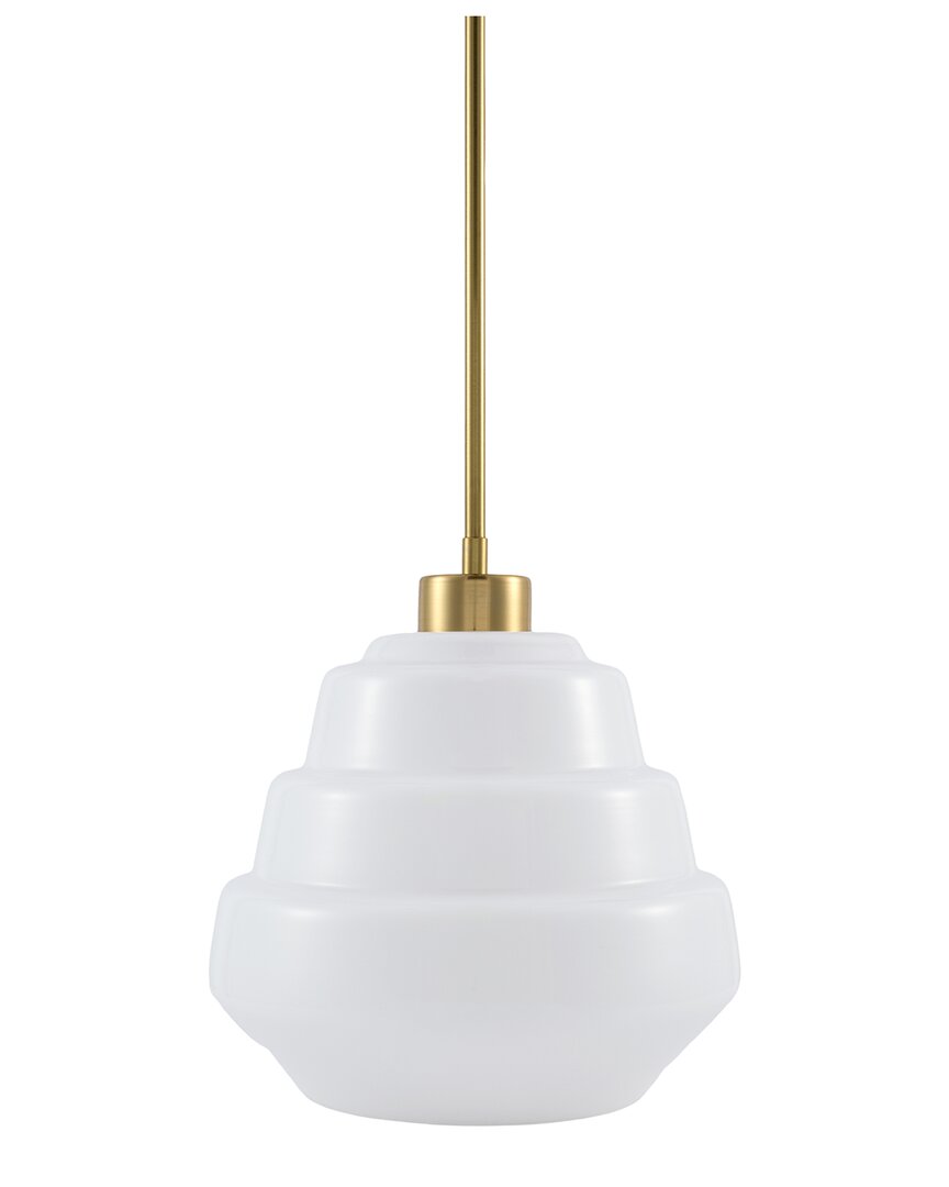 Livabliss Florie Pendant In White