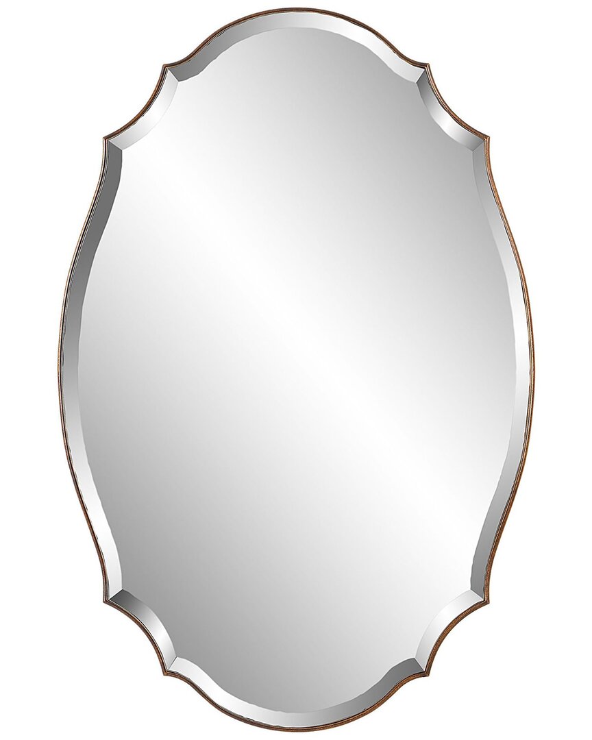 Shop Hewson Shaped Bevel Mirror With Antique Bronze And Gold Finish