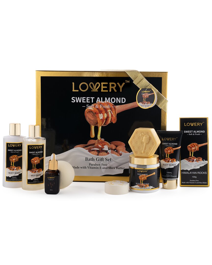 Lovery Sweet Almond Beauty & Personal Care Set In Black