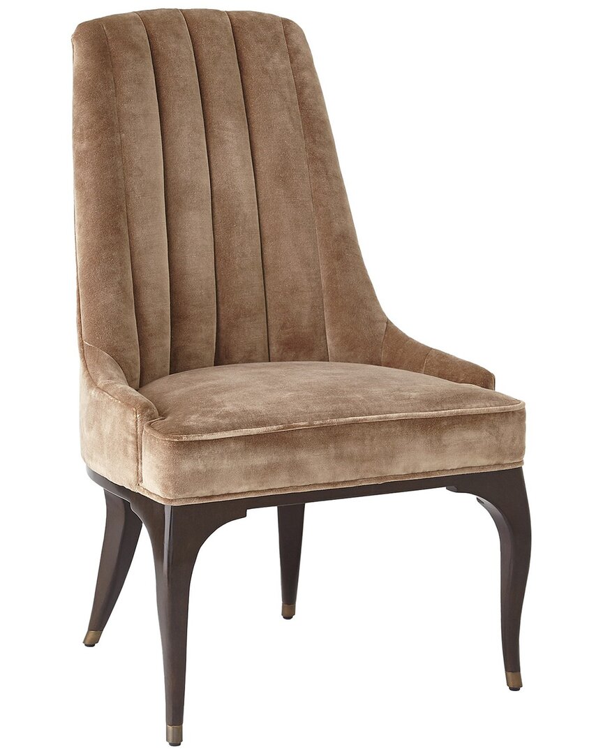 GLOBAL VIEWS GLOBAL VIEWS CHANNEL TUFTED DINING CHAIR