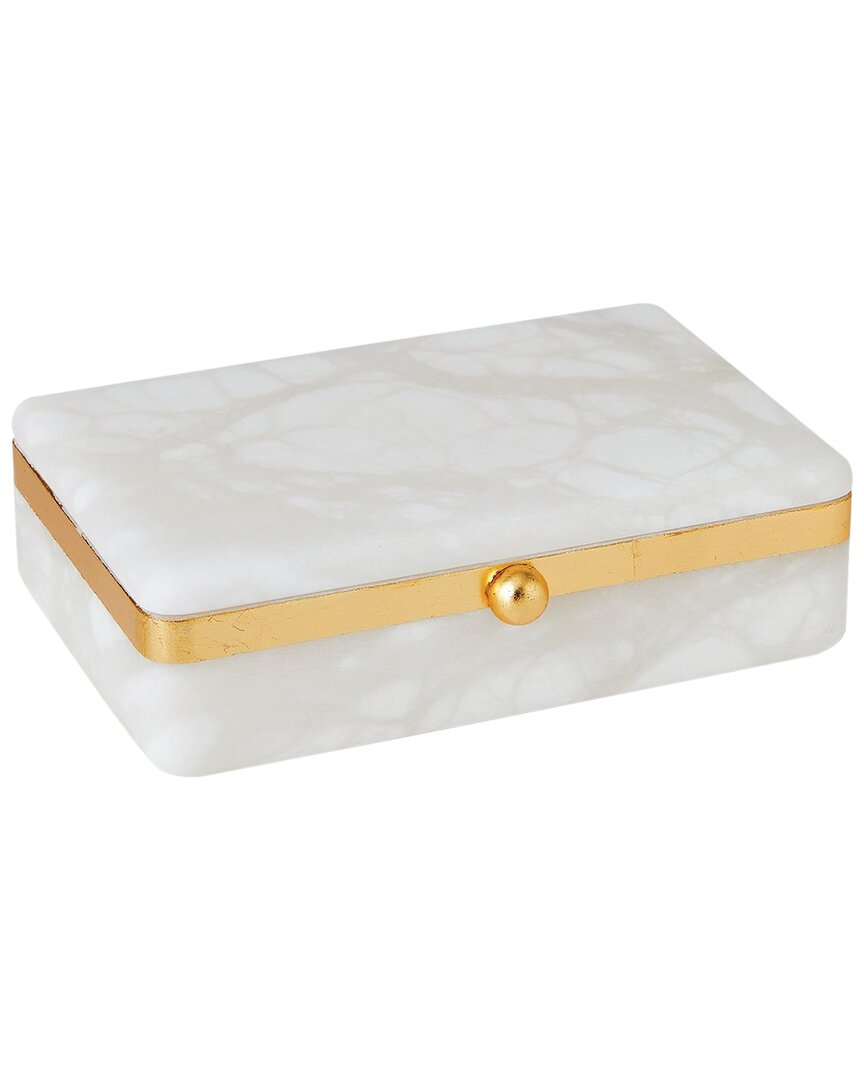 Global Views Gold Band Swivel Box