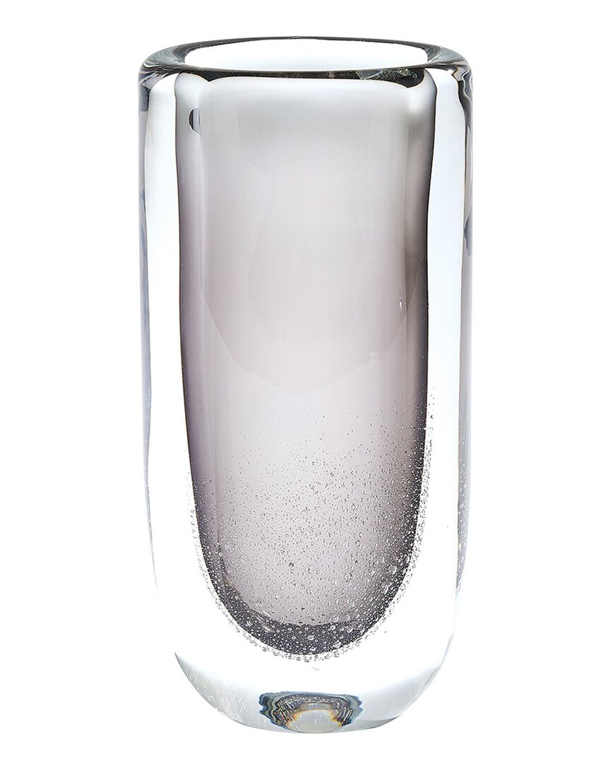 Global Views Micro Bubble Vase In Grey