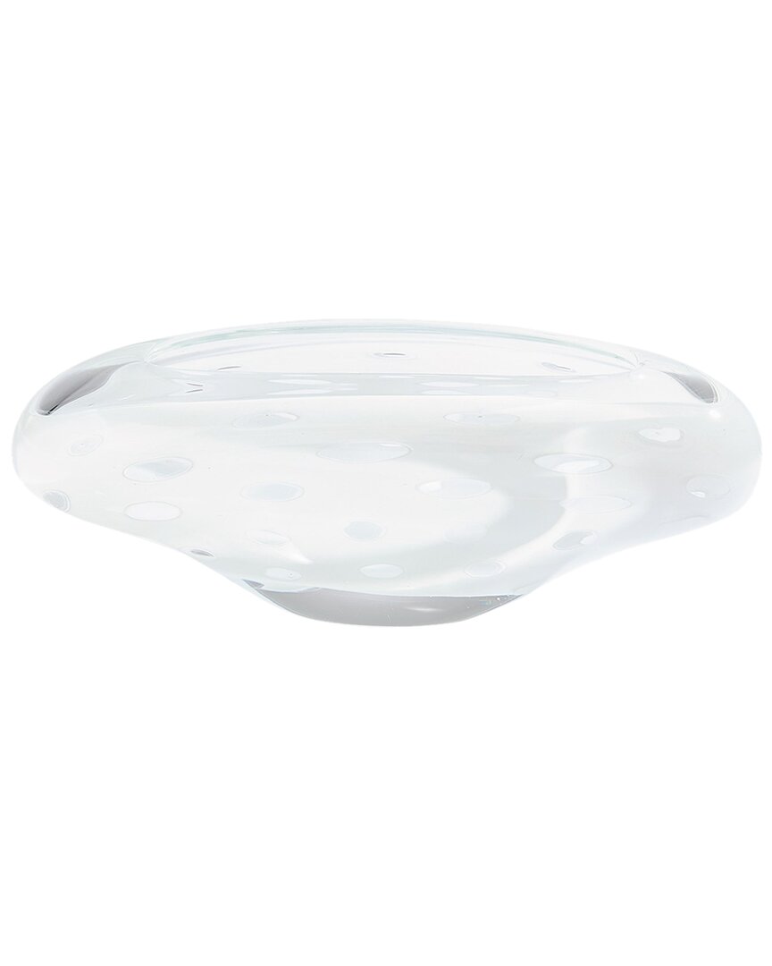 Global Views Netted Bowl In White
