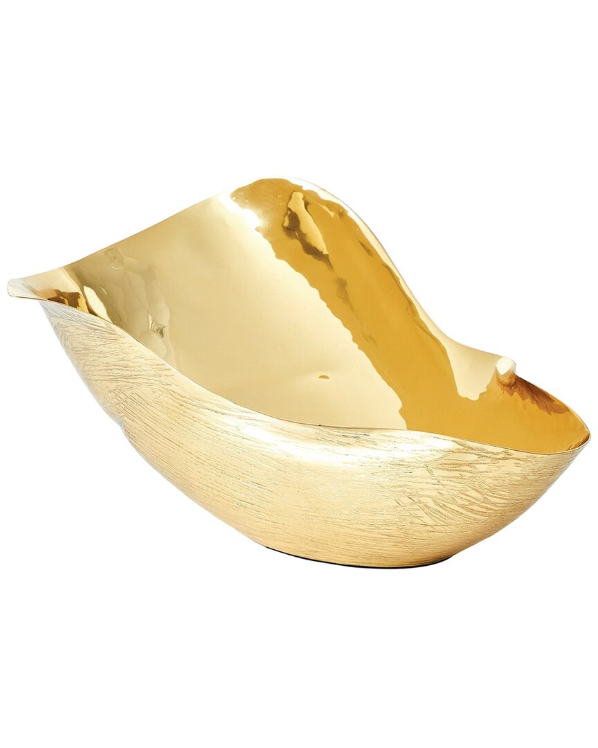 Global Views Free Form Bowl In Brass