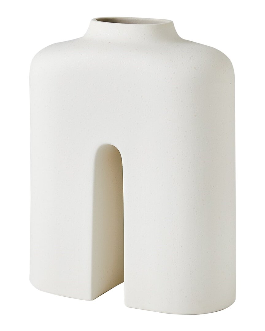 Global Views Guardian Vase In White