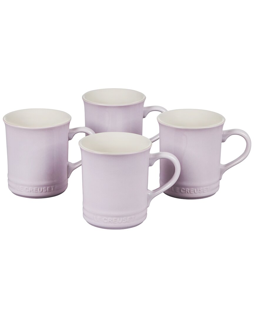 Le Creuset 14 Oz. Stoneware Set Of Four Coffee Mugs