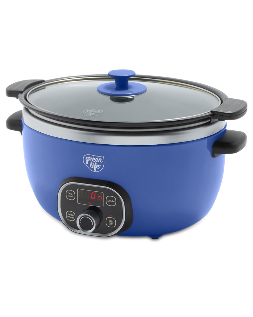 Greenlife Slow Cooker In Black
