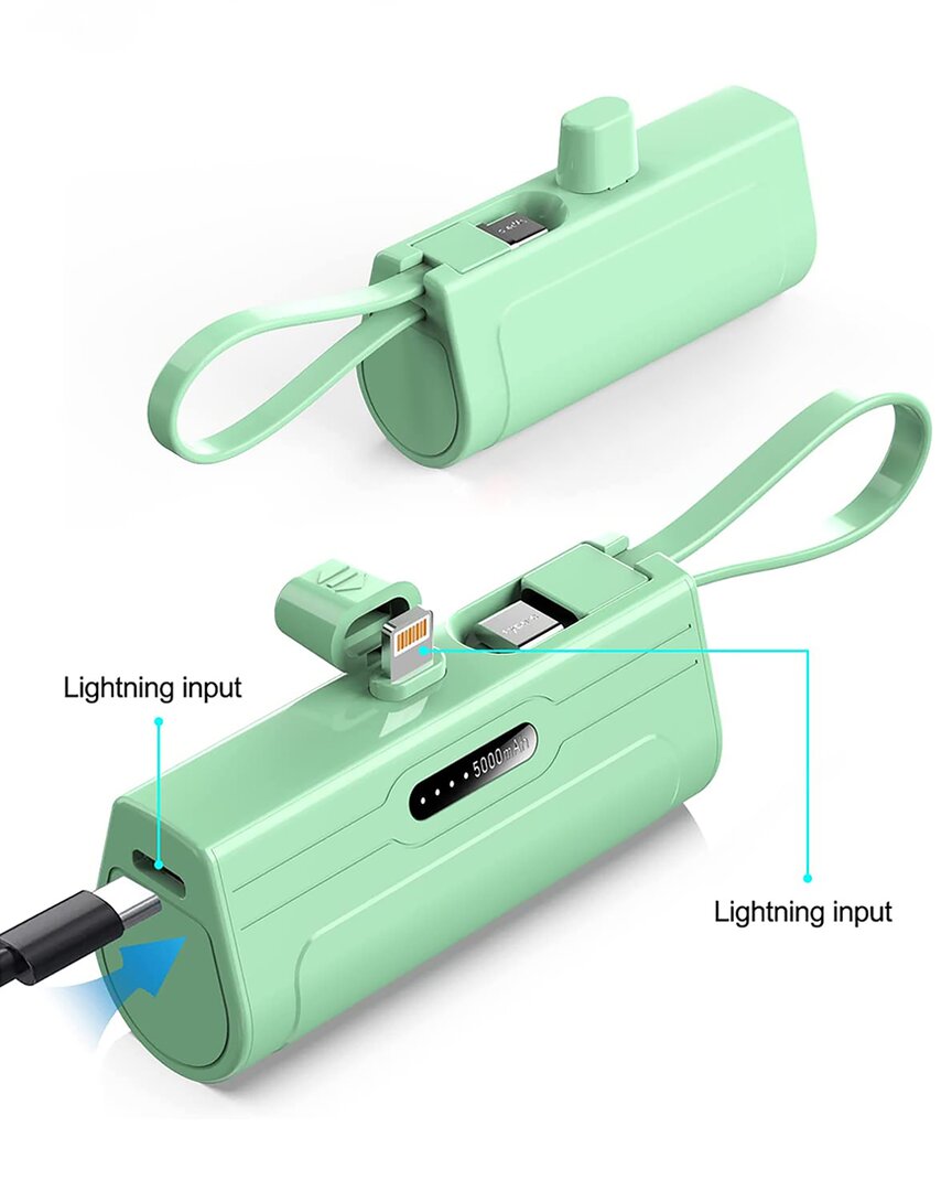 3p Experts Keychain Power Bank In Green