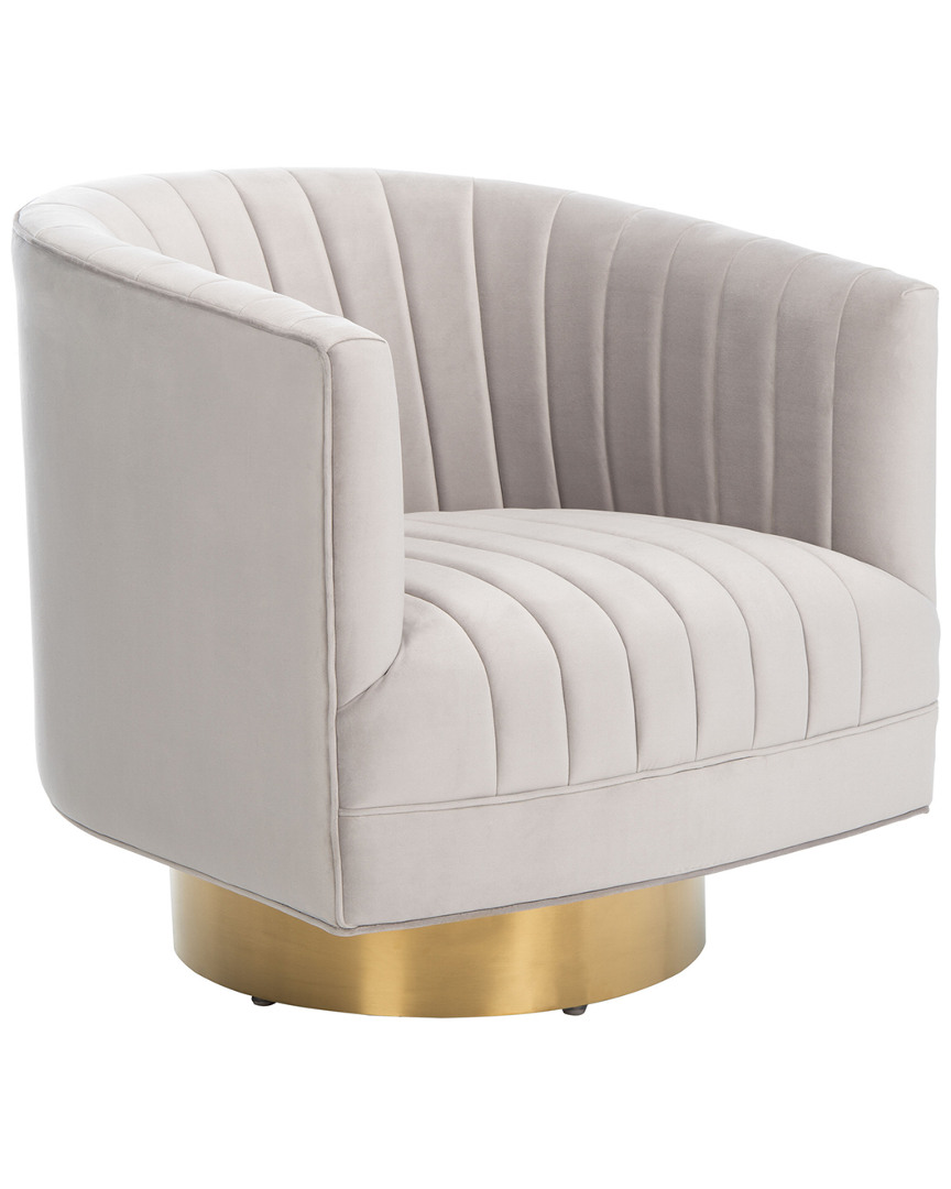 Safavieh Couture Josephine Swivel Barrel Chair